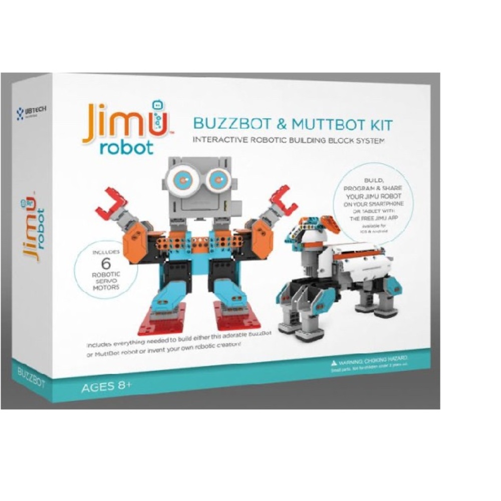 Buzzbot & Muttbot Kit - Interactive Building Blocks - Multicolor